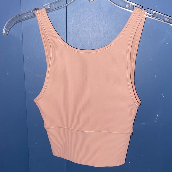 lululemon athletica Tops - Women's Lululemon Power Pivot Ribbed Tank Pink Clay